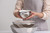 Pampa Bay Titanium-Plated Porcelain Small Bowl, White/Silver (THS-2600-W)