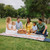 Picnic Time Blanket Tote XL Outdoor Picnic Blanket, Coastal Stripe (920-00-378-000-0)