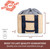 Picnic Time Parisian Picnic Basket, Beige with Navy Blue Accents (121-00107-000-0)