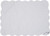 C&F Home Scallop Quilted Rectangular Placemats, Christiana White - Set of 4 (C862623558W)