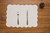 C&F Home Scallop Quilted Rectangular Placemats, Christiana White - Set of 4 (C862623558W)