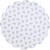 C&F Home Round Scallop Quilted Placemats, Lana Palms - Set of 4 (C862603540)