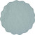 C&F Home Round Scallop Quilted Placemats, Christiana Breeze - Set of 4 (C862603558B)