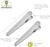 Fox Run Bag Clips, Set of 2 Stainless Steel (5861)