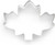 Fox Run 3" Cookie Cutter, Maple Leaf - 2 Pack (3407)