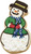 Fox Run 3" Cookie Cutter, Snowman - 2 Pack (3353)