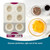 Trudeau Structure White Confetti 6-Cup Jumbo Muffin Pan (05118658)