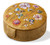 TAG Floral Embroidered Round Box (G22049)