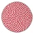 TAG Round Braided Placemat, Holiday Cheer - Set of 4(G21861)