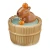 TAG Lidded Trinket Box, Capybara (G20188)