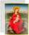 Caspari Boxed Christmas Cards, Maria of the Rose Bush - Box of 15 (104301)