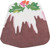 Caspari Paper Linen Die-Cut Luncheon Napkins, Plum Pudding - 2 Packs (18250LGDC)
