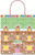 Caspari Large Gift Bag, Gingerbread House (10140B7)