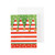 Caspari Gift Enclosure Cards, Stocking Stripe (9715ENC)