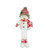 Hanna's Handiworks Snowy Snuggle Buddy Dangle Leg Sitter with Round Cap (16506A)