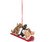 C&F Home Ornament, Cats on Sled (XORN76703A)
