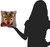 C&F Home Hooked Throw Pillow, Woodland Reindeer with Red Scarf (C44488111)