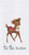 C&F Home Flour Sack Kitchen Towel, Vintage Christmas Baby Reindeer (C861711216)