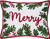 C&F Home Tufted Pillow Merry Botanical Christmas Pine Sprig (C860322633)