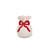 Raz Imports 5.5" Bow Ruffled Vase (4622890B)