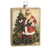 RAZ Imports 4.5" Checking It Twice Square Ornament (4624761)