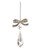 RAZ Imports 4.5" Jeweled Bow with Crystal Pointy Ornament (4616131B)