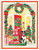 Caspari Boxed Christmas Cards, Open Door With Dogs - 15 Cards (106213)