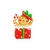Hanna's Handiworks Sprinkled Frosting Gingerbread Red Gift Box (16258B)