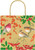 Caspari Small Square Gift Bag, Birds And Berries (10186B1.5)