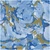 Caspari Gift Wrap Roll, Marbled Blue (101951RC)