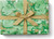 Caspari Gift Wrap Roll, Marbled Green (10195RC)
