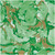 Caspari Gift Wrap Roll, Marbled Green (10195RC)