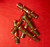 Caspari Christmas Crackers, Reindeer Tartan, Box of 6 (CK193.12)