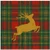 Caspari Paper Beverage Napkins, Reindeer Tartan Red - 2 Packs (18630C)