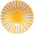 Now Designs by Danica 4" Stamped Bowl, Sunburst (NBO4084D)