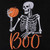 C&F Home Mini Accent Pillow, Boo Skeleton & Pumpkin Halloween (C812152701A)