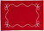 C&F Home, Bow Ribbon Christmas Single Placemat 14" x 20" Red (C842622697R)