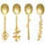 Now Designs by Danica Branchlet Gold Spoons Set of 4 (HSV4450D)