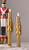 RAZ Imports 11.5" and 9.75" Gold Taper Nutcrackers (4632961)