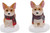 Department 56 Village Accessories, Christmas Highland Corgi Dogs 2-Piece Figurine Set (6018308)