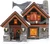 Department 56 Snow Village, First Edition The Christmas Lodge (6018301FE)