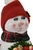 Byers' Choice Snowman with Wreath - 10" (SN3263)