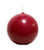 Biedermann & Sons 2.5" Ball Candle, Burgundy (CBC60BG)