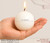 Biedermann & Sons 2.5" Ball Candle, White (CBC60WT)