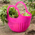 Gourmac Mini Garden Colander, Raspberry Pink (3779RB)