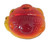 Blenko Paperweight, Crystal Ladybug - Tangerine (6420P-LADYBUG-18)