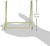 Tripar Brass Twisted Easel 6" High (23-1246)