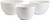 Gourmac Mixing Bowls, 3-Piece Set, White (3234WH)