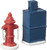Department 56 Village Accessories, Fire Hydrant & Paper Box (809013)