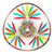 Gage Oasis Compote Bowl, Multi-color